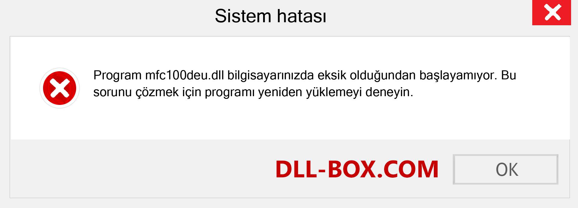 mfc100deu.dll dosyası eksik mi? Windows 7, 8, 10 için İndirin - Windows'ta mfc100deu dll Eksik Hatasını Düzeltin, fotoğraflar, resimler